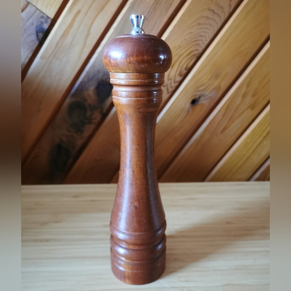 Vintage Wooden Mr Dudley Pepper Mill